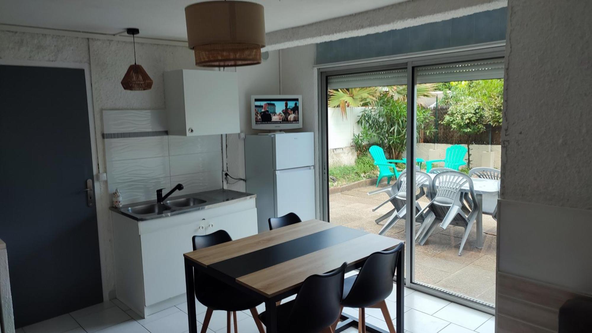 T2 Rdc Avec Jardin, Cap D'Agde, Secteur Falaise, 100 M Plage, Clim, Wifi, Parking Esterno foto