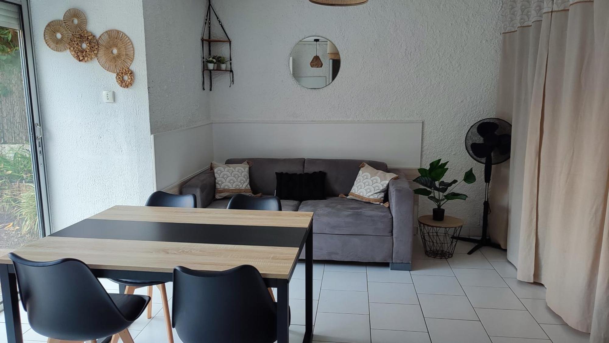 T2 Rdc Avec Jardin, Cap D'Agde, Secteur Falaise, 100 M Plage, Clim, Wifi, Parking Esterno foto